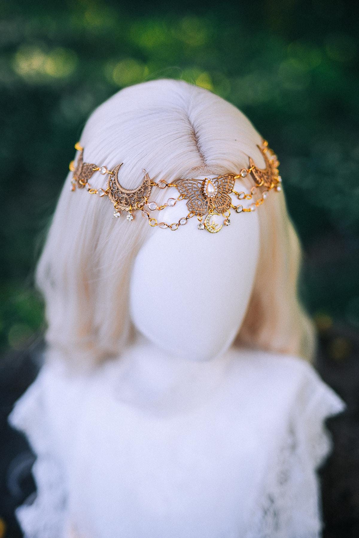 Golden Butterfly Earrings Bridal Jewelry Pearl Drop Earrings Wedding Earrings Celestial Jewelry
