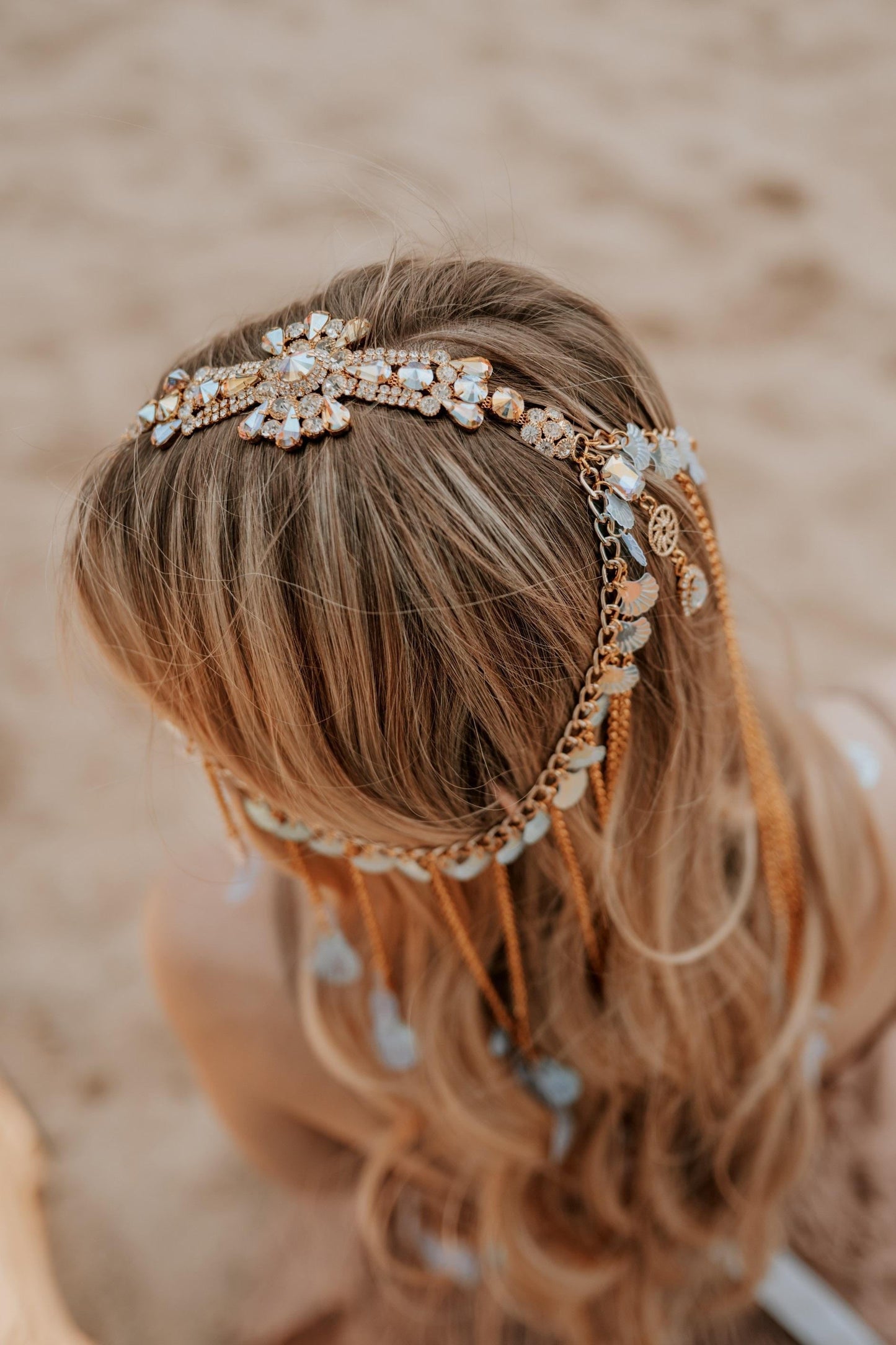 Gold Seashell Earrings Beach Goddess Festival Jewelry Coastal Earrings