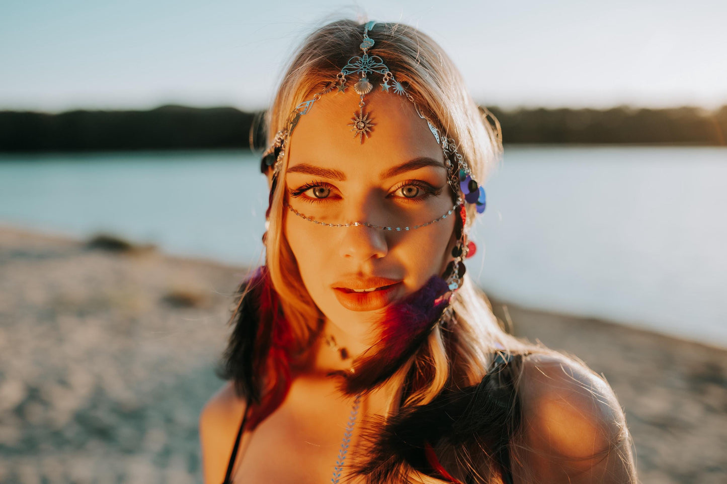 Desert Oracle Bra Harness Festival Body Jewelry