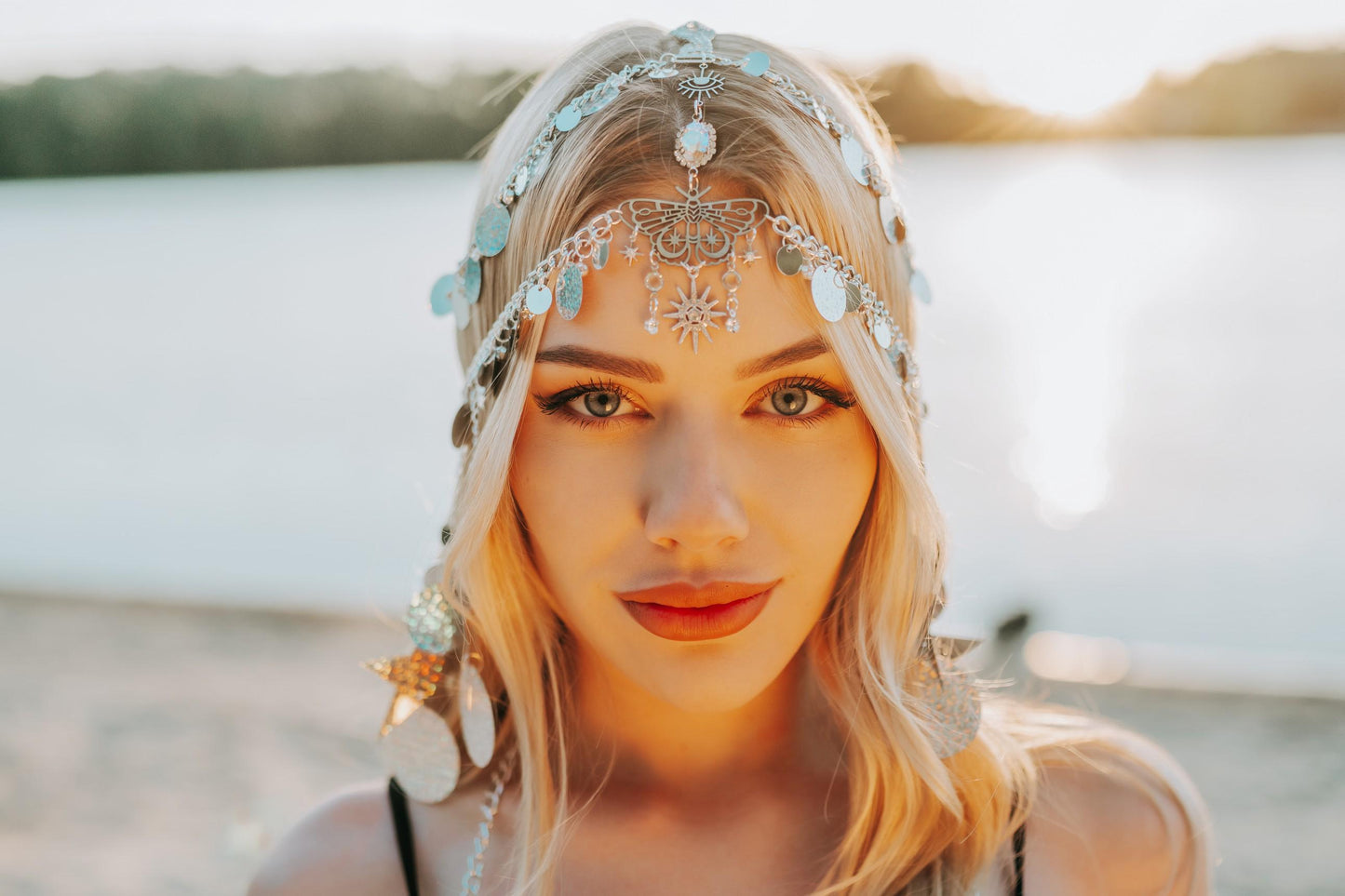 Celestial Star Bra Harness Festival Body Jewelry