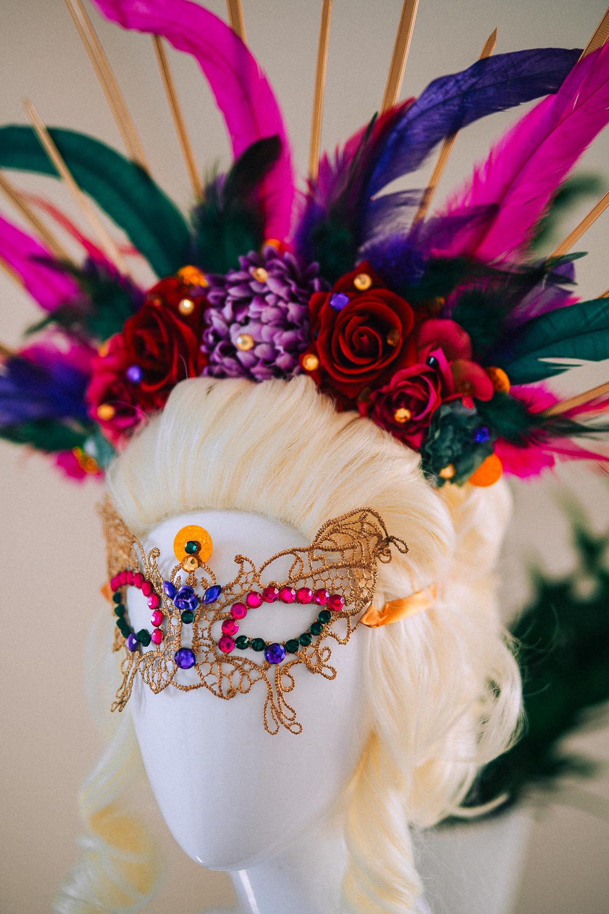 Venetian Butterfly Mask, Mardi Gras Mask, Masquerade Mask, Carnival Mask, Crystal Mask, Luxury Couture Mask