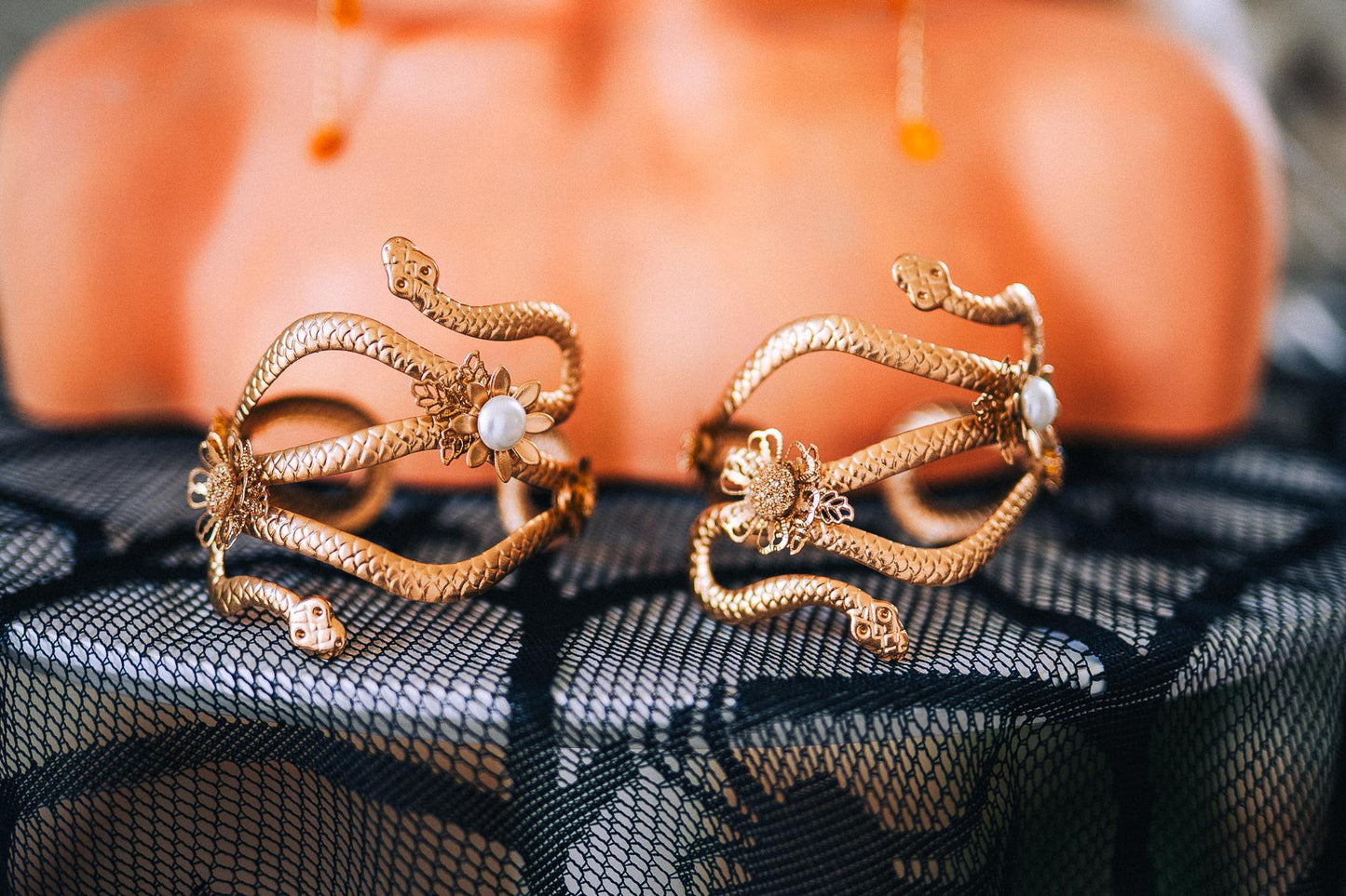 Egyptian Snake Arm Cuffs, Cleopatra Arm Bracelets, Gold Cobra Arm Jewelry, Goddess Upper Arm Cuffs, Ancient Egypt Costume