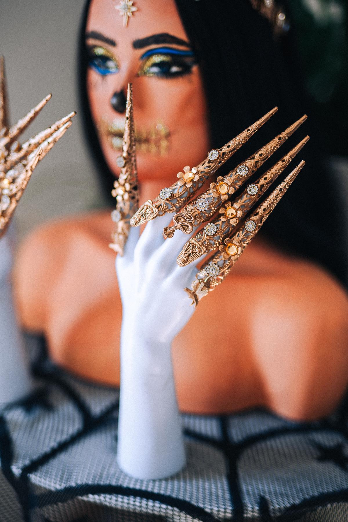 Cleopatra Tiara, Egyptian Goddess Crown, Gold Egyptian Headpiece, Snake Crown, Pharaoh Queen Costume, Egyptian Jewelry