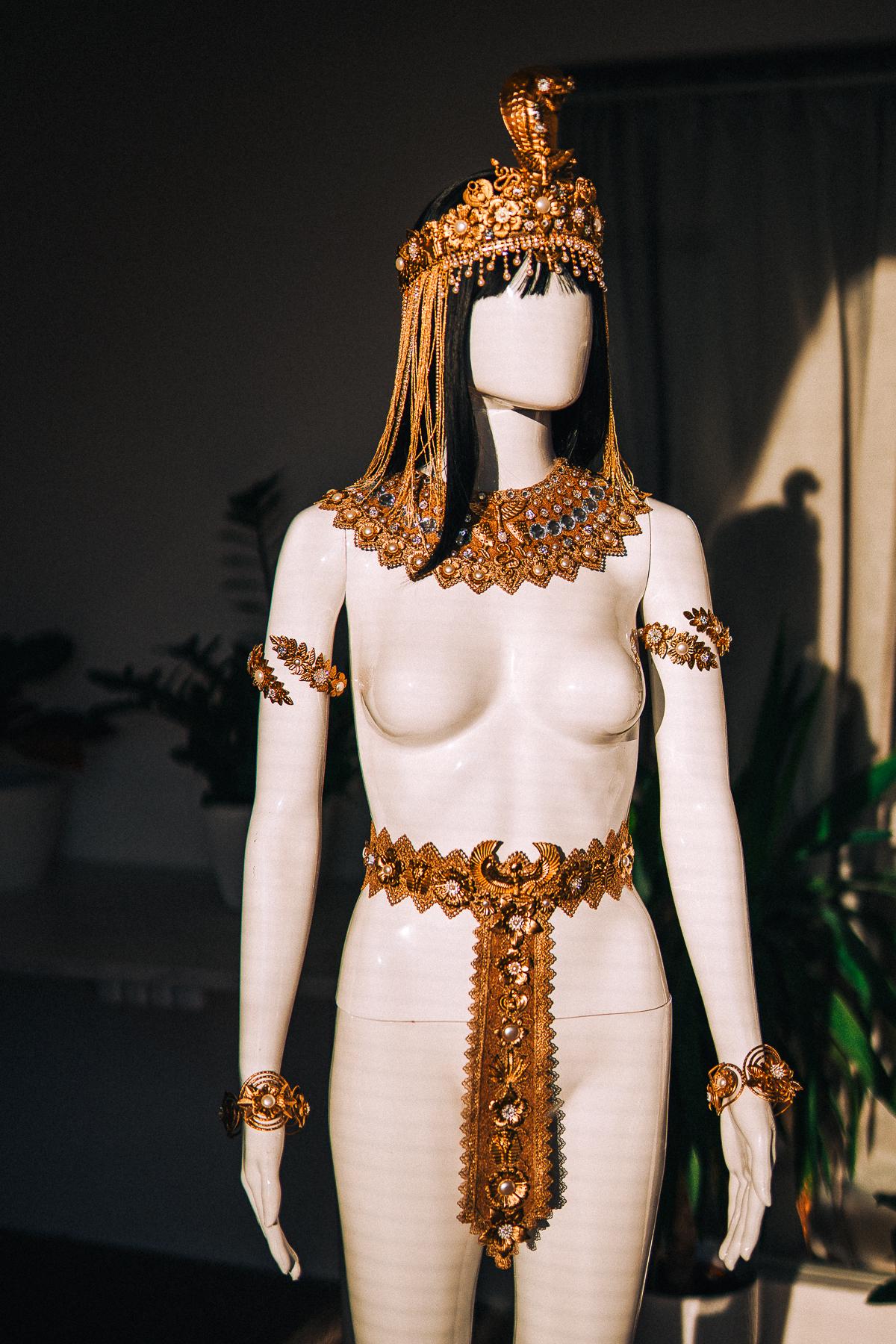 Cleopatra Belt, Egyptian Gold Waist Jewelry, Statement Goddess Belt, Egyptian Queen Costume Accessories