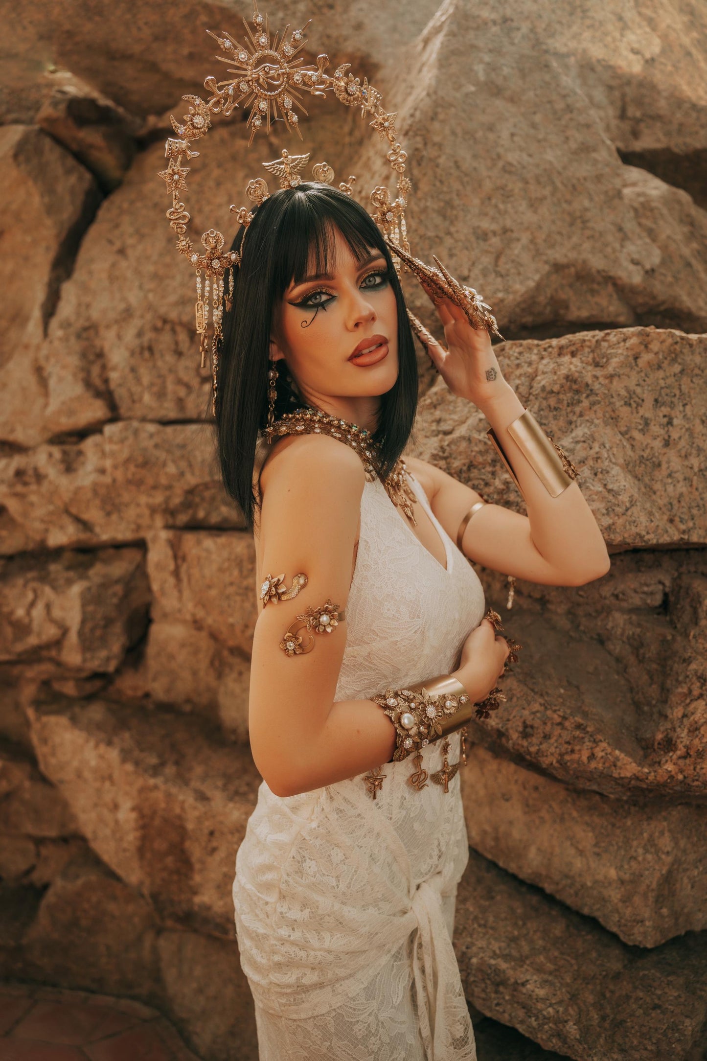 Cleopatra Egyptian Belt, Gold Goddess Waist Belt, Pharaoh Jewelry, Egyptian Body Jewelry, Cleopatra Costume Accessory