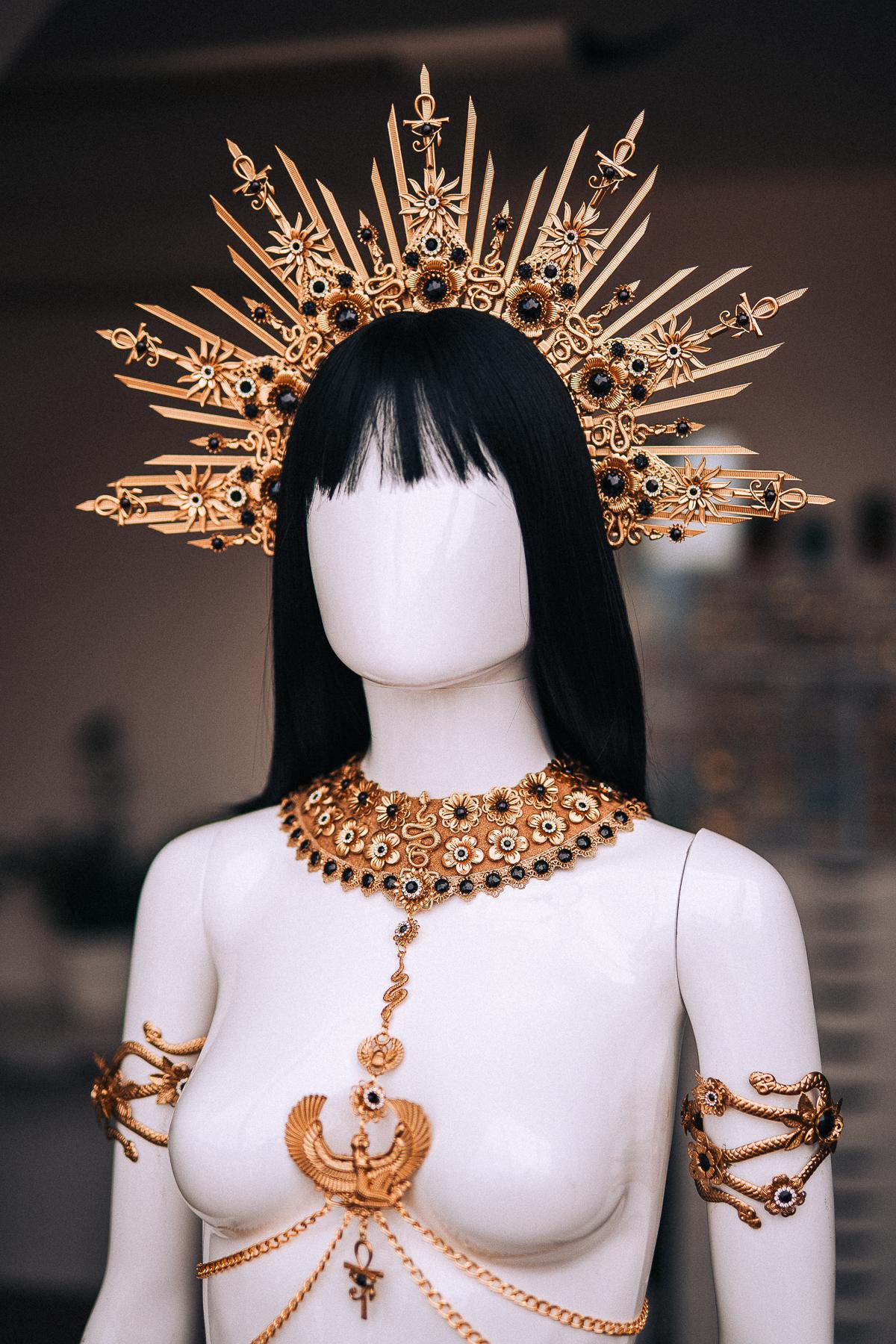 Cleopatra Finger Claws Hand Jewelry, Egyptian Hand Chain, Gold Finger Armor, Egyptian Queen Costume, Pharaoh Goddess Accessories