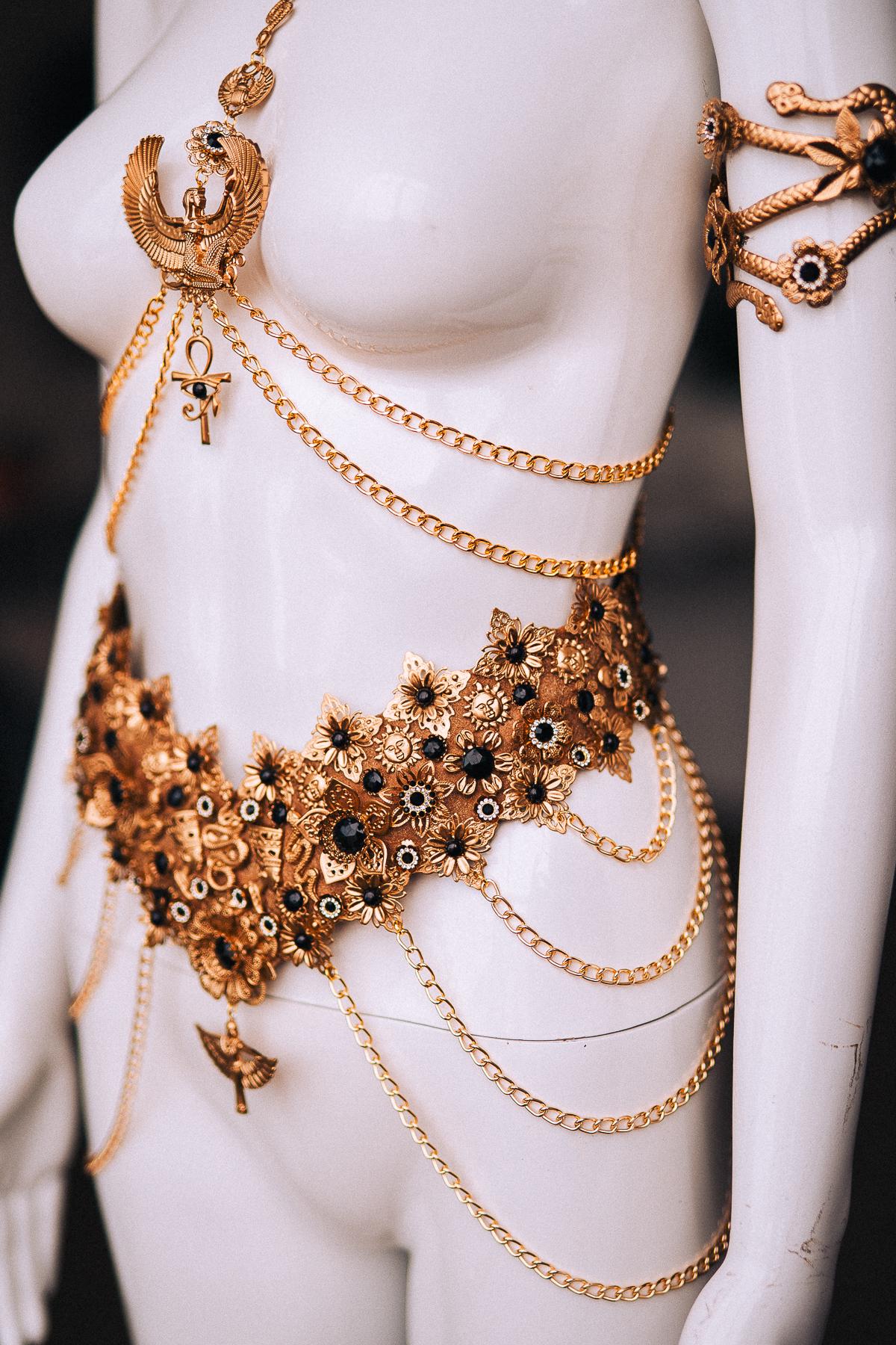 Cleopatra Upper Arm Cuffs, Egyptian Snake Armlets, Gold Arm Jewelry, Egyptian Queen Costume, Pharaoh Goddess Accessories