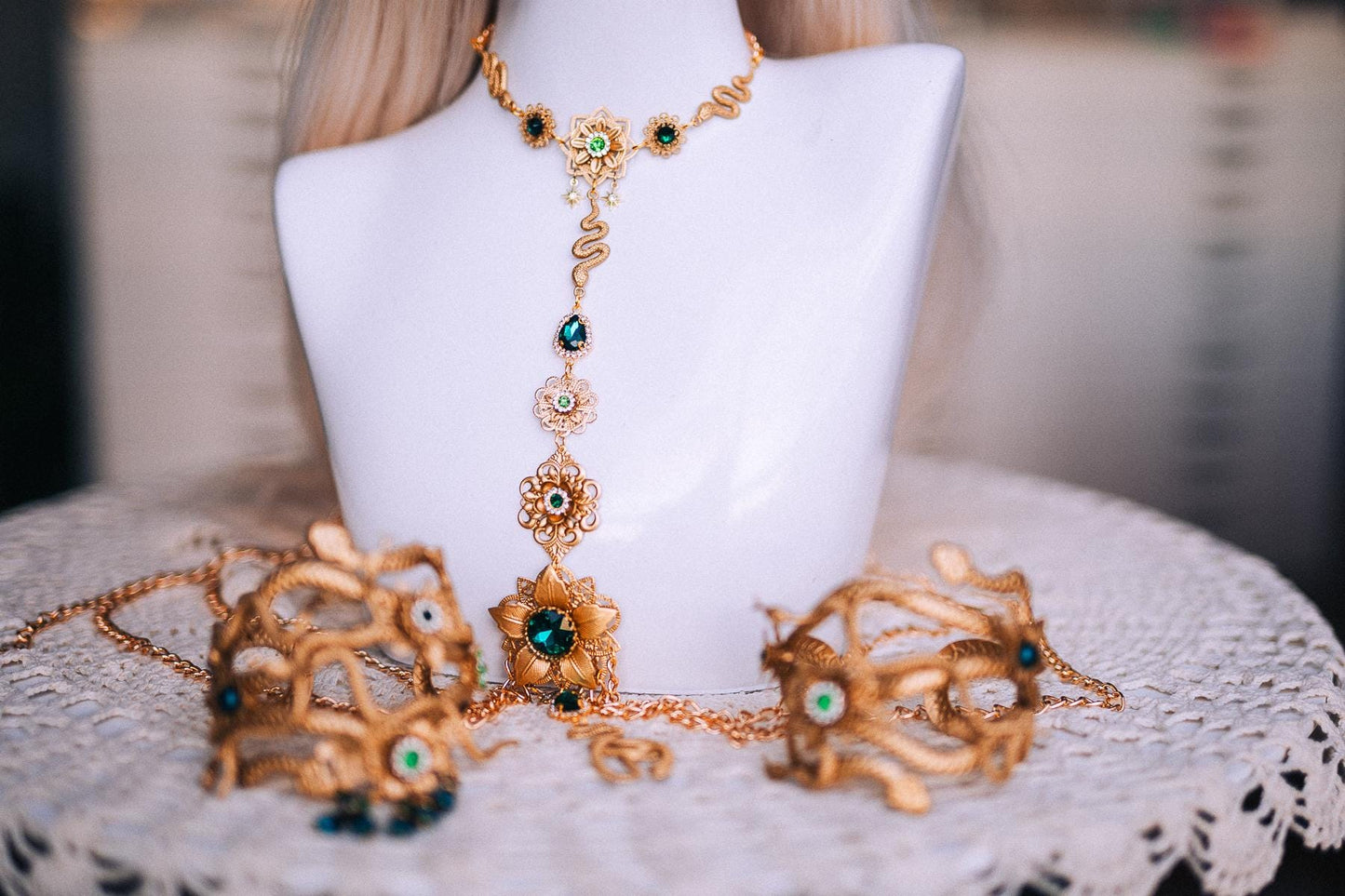 Medusa Crown, Gold Snake Crown, Serpent Headpiece, Greek Goddess Headpiece, Medusa Costume Crown