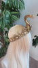 Cleopatra Crown, Egyptian Queen Crown, Gold Cobra Headpiece, Festival Accessories, Carnival Crown, Mardi Gras Headpiece, Halloween Costume