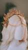 Golden Celestial Laurel Halo Crown