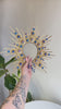 Gold Halo Crown Halo Headpiece Festival crown Festival headpiece Royal Blue Halo Wedding Crown Halo Boho Wedding Halo Headband