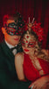 Red Dragon Masquerade Earrings