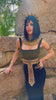 Cleopatra Egyptian Earrings, Gold Pharaoh Earrings, Egyptian Goddess Jewelry, Statement Earrings, Egyptian Queen Costume Jewelry