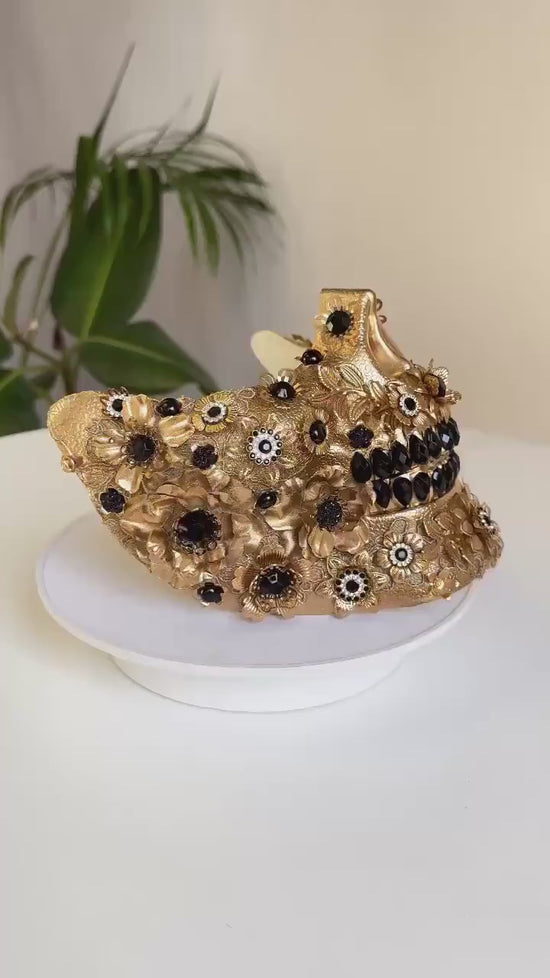 Gold skull mask, Skeleton costume, Burning man, Festival accessories, Skull, Festival Muzzle, Halloween, Festival jewellery, Rave outfit