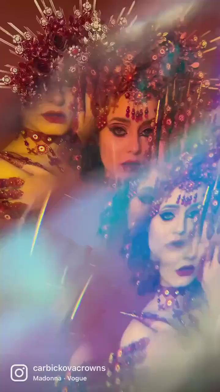 Red Finger Claw 1 piece, Paw up, Nails Jewellery, Red Finger Jewellery, Photo props, Red bracelet, Madonna Collection