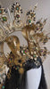 Gold Cleopatra Crown, Egyptian Necklace, Carnival Headpiece, Halloween Costume, Festival Crown, Mardi Gras Costume, Egypt Goddess Crown
