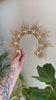 Champagne Halo Crown, Halo Headpiece, Festival crown, Festival headpiece, Summer Outfit, Wedding Crown, Halo crown, Boho Wedding, Beige Halo