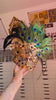 Silver Peacock Masquerade Mask Dark Baroque Goddess Headpiece