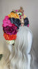 SALE Golden Skull Crown, Day of the Dead, Dia de los Muertos Headpiece, La Catrina Tiara, Sugar Skull Flower Crown, Festival Crown