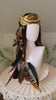 Pirate Tricorn Feather Hat Gothic Skull Costume Headpiece