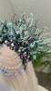 Mermaid Halo Crown: Iridescent Pearls, Sea Goddess Headpiece
