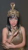Cleopatra Gold Crown, Egyptian Queen Set, Snake Tiara, Pharaoh Headdress, Cleopatra Necklace, Festival Accessories, Golden Finger Claws