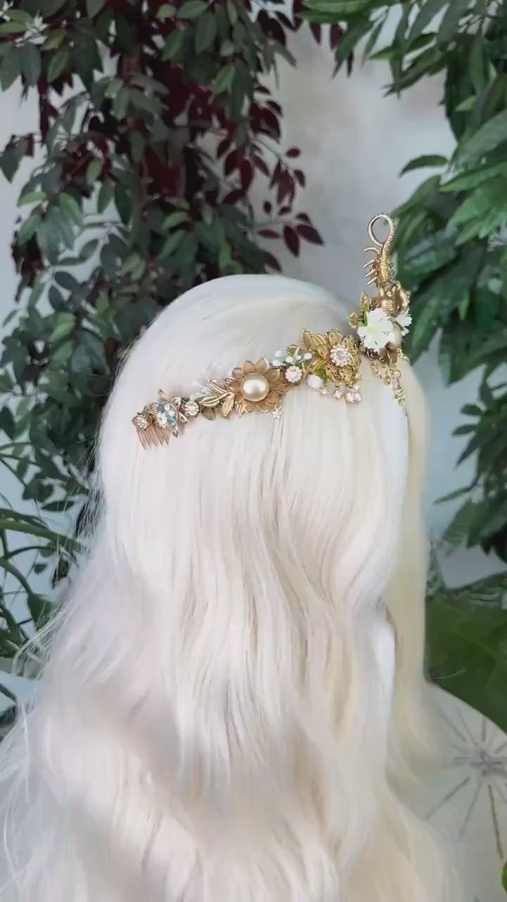 Scorpio crown Zodiac Signs Zodiac jewellery Signs Scorpio Zodiac Crown Headband Headpiece Tiara Diadem Accessories Flower crown Halloween