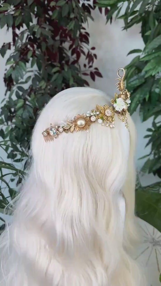 Scorpio crown Zodiac Signs Zodiac jewellery Signs Scorpio Zodiac Crown Headband Headpiece Tiara Diadem Accessories Flower crown Halloween