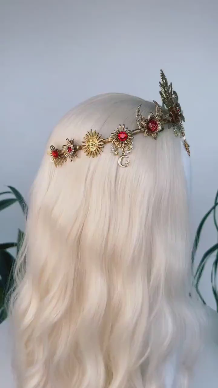 Sagittarius Zodiac Sign, Birthday headband, Birthday crown, Birthday party, Arrows, Gold crown, Gifts for her, Birthday gift, boho style