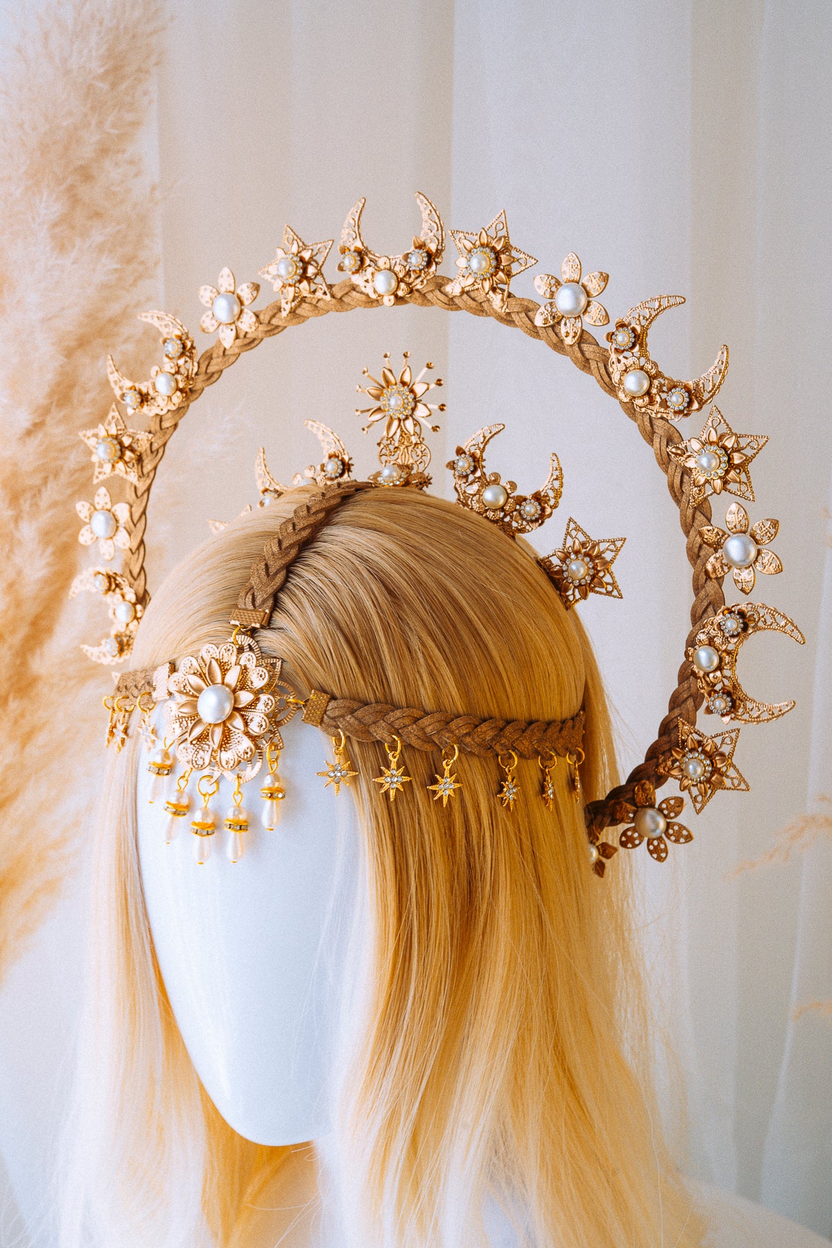 Gold Halo Crown Boho Collection