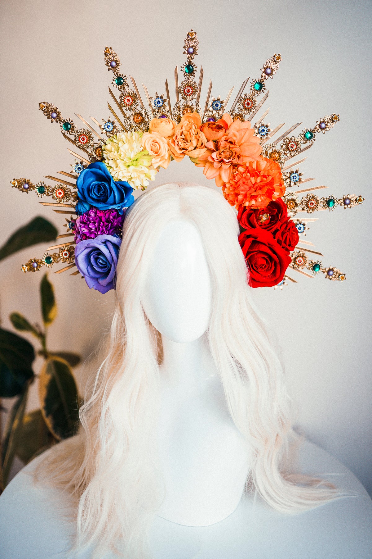 Pride Flower Halo Crown