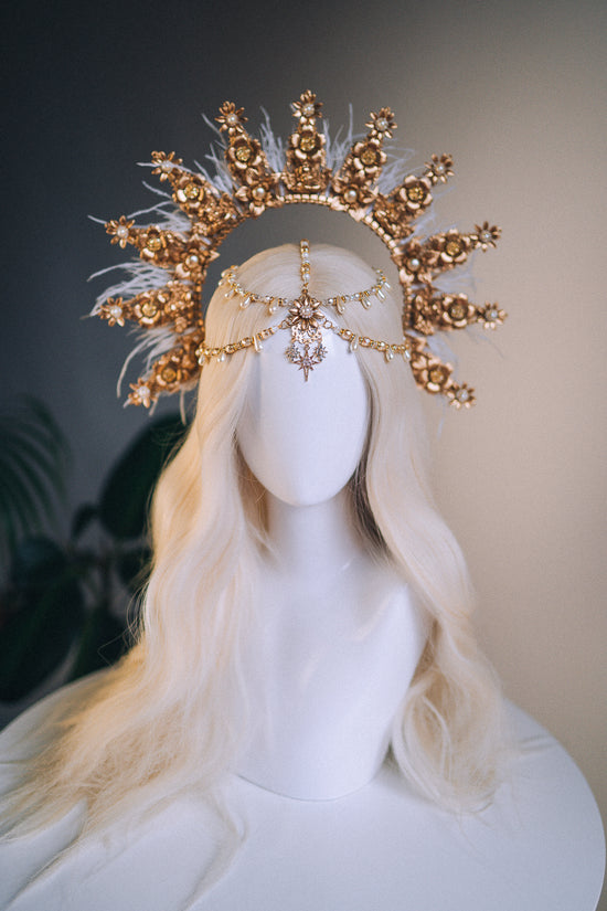 Angel Crown Winter Headpiece