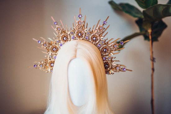 Lavender Halo Crown