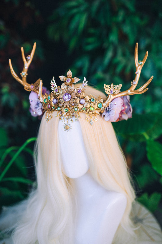 Deer Flower Headband