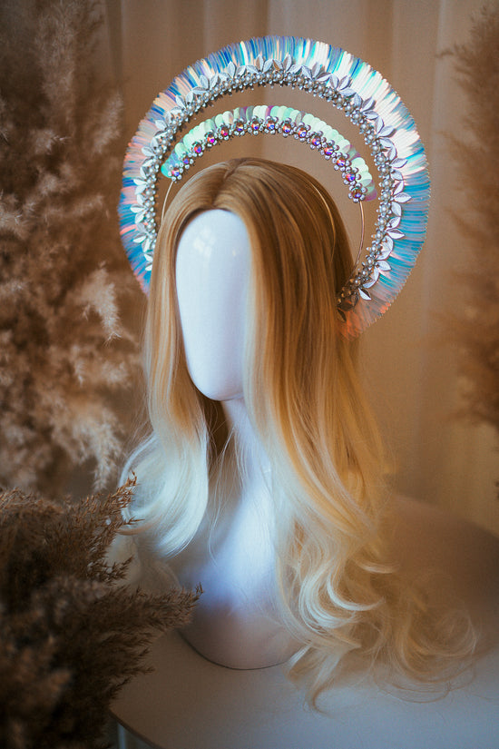 Load image into Gallery viewer, Festival Halo Crown Glitter
