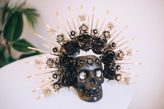 Black Sugar Skull Home Decoration Halloween