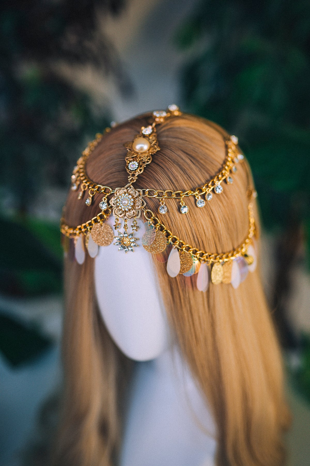 Festival Sequin Headband Chain Headpiece Party Crown