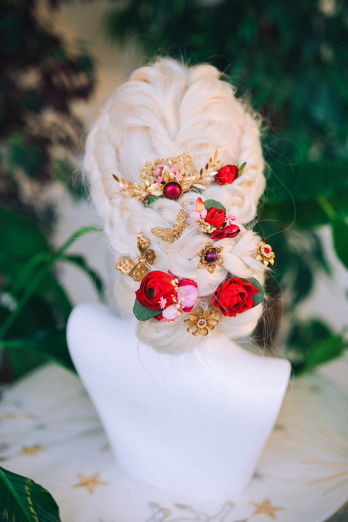 The Prettiest Wedding Hairstyles with Flowers - Green Wedding Shoes