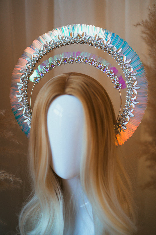 Load image into Gallery viewer, Festival Halo Crown Glitter
