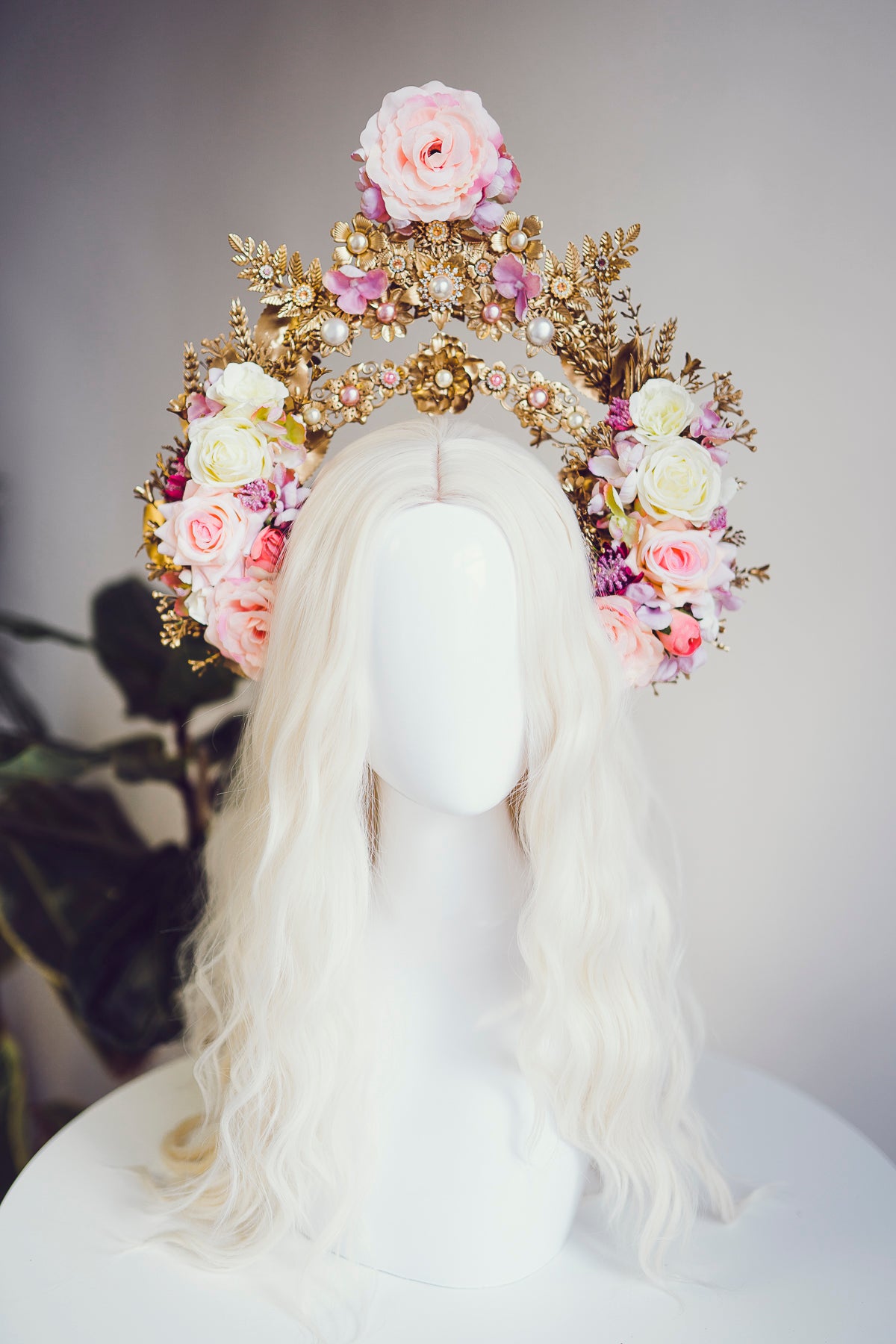 Flower Halo Crown Celestial Jewellery Photo Props Headpiece